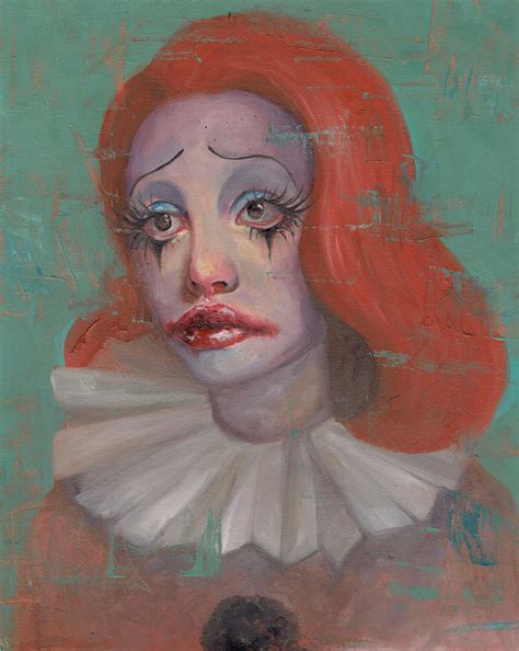 Sad Clown Painting Art Print - Etsy Australia