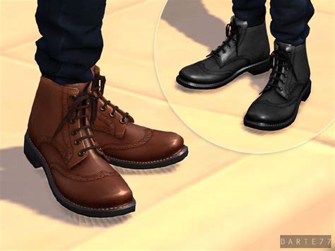 Brogue Boots - Early Access | Sims 4 cc shoes, Sims, Sims 4