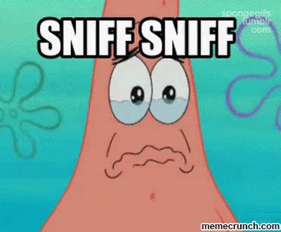 Sad Patrick - Sniff GIF - Niff PatrickStar SpongeBobSquarePants ...