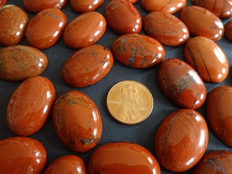 25x18mm Natural Red Jasper Gemstone Cabochon Oval Cabochon - Etsy