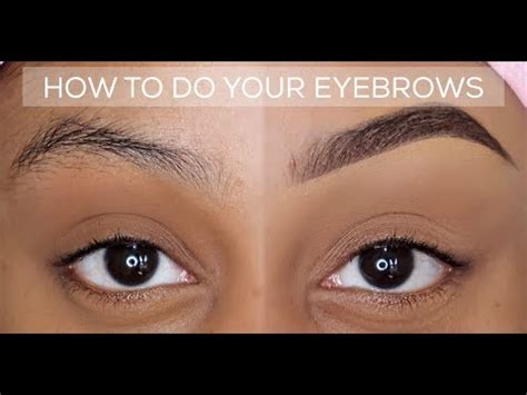 Easy Eyebrow Makeup Tutorial | Saubhaya Makeup