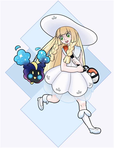 Lillie and Nebby by ManlyBunny on DeviantArt