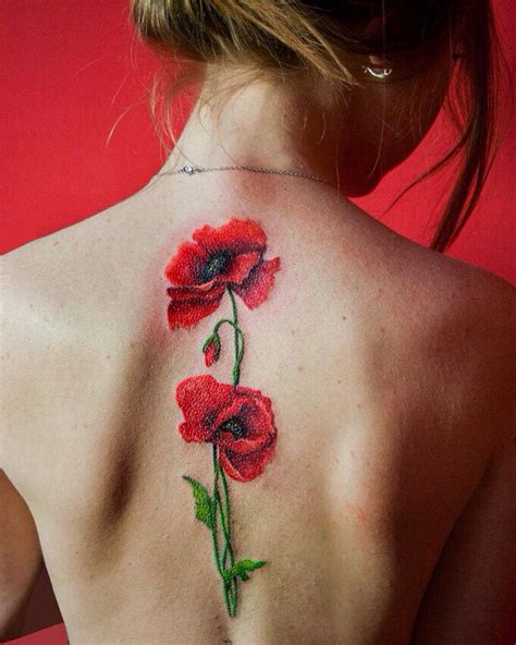 poppy flower tattoo by Eugenia Ignatova | Tattoos, Poppies tattoo ...