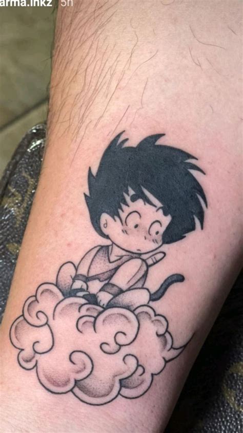 Kid Goku On Flying Nimbus Tattoo | Japanese cloud tattoo, Cloud tattoo ...