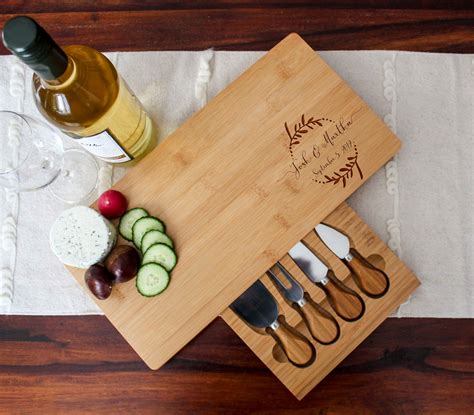 Personalized Cheese Board Set Custom Cheese Board Set - Etsy UK