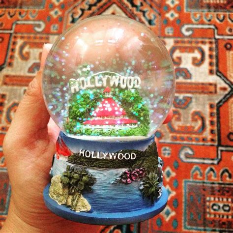 Snowglobe from Hollywood | Snow globes, Snowglobes, Snow