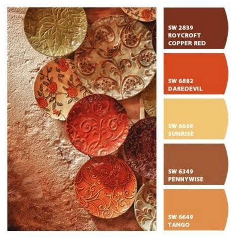 AUTUMN COLOR PALETTES....WHAT'S YOUR FAVORITE? | Paint colors, Fall ...