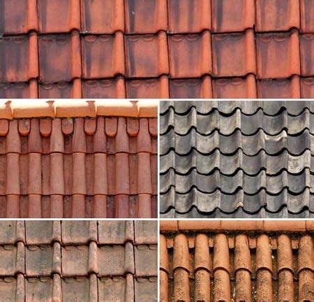 four different types of roofing shingles in various styles and colors ...