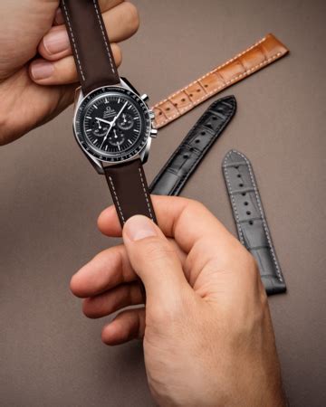 Watch Straps Brown leather strap with pin buckle | OMEGA US®