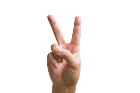 Peace Sign Fingers Symbol