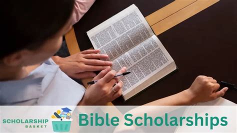 Bible Scholarships 2024 | ScholarshipBasket