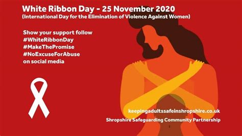 White Ribbon Day: Shropshire partnership urges people to stand up ...