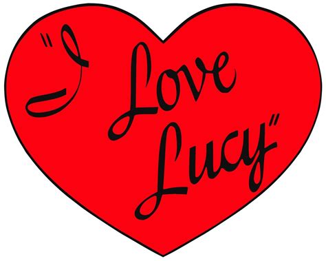 I Love Lucy Red Heart Logo Iron On Transfer - T-Shirt + Light & Dark ...