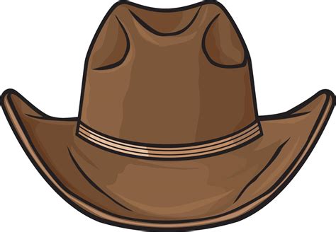 Cartoon Cowboy Hat Svg