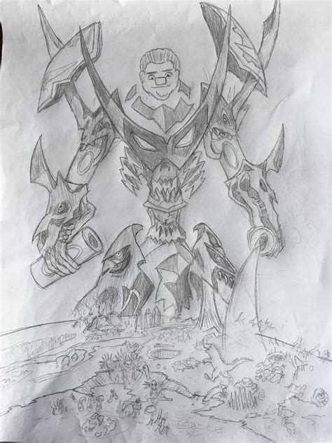 Tengen Tonpa Gurren Lagann Sketch : r/HunterXHunter