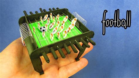 How to make a mini football - Mini Soccer Table - YouTube