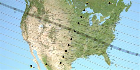 NASA SVS | 2017 Total Solar Eclipse Map and Shapefiles