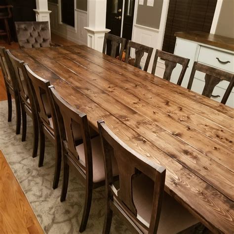 Extra Large Farmhouse Table Long Farm Table Custom Wood ...