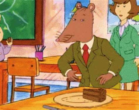 Mr Ratburn Arthur GIF - MrRatburn Arthur Cake - Discover & Share GIFs