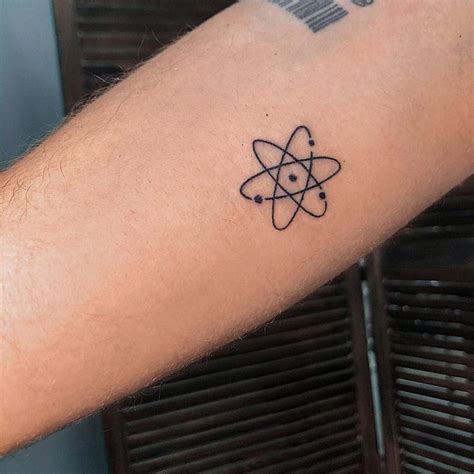 26 Atomic Tattoos for Science Lovers in 2021 - Small Tattoos & Ideas