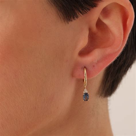 September Birthstone, Sapphire Earrings, Birthstone Earrings, Christmas ...