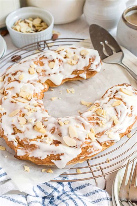 Almond Kringle Recipe - Shugary Sweets