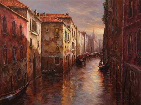 The Grand Sunset of Venice | Sang H. Han Fine Art