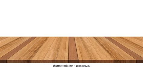 Wood Table Wood Floor On White Stock Photo 1835210233 | Shutterstock