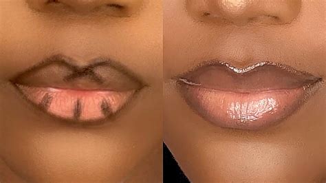 Pink Ombre Lips Dark Skin | Lipstutorial.org