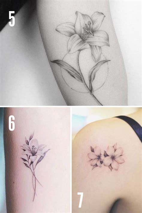 53 Lily Flower Tattoo Ideas That Are Beautiful + Meaningful ...