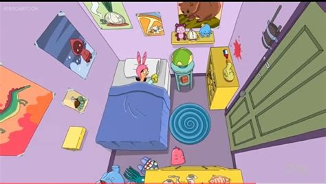 Louise Belcher bedroom in 2021 | Bobs burgers louise, Bobs burgers ...