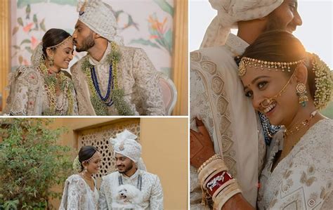 [In Pictures] Axar Patel ties the knot with Meha Patel in Vadodara