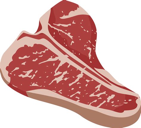 T bone steak 18725939 Vector Art at Vecteezy