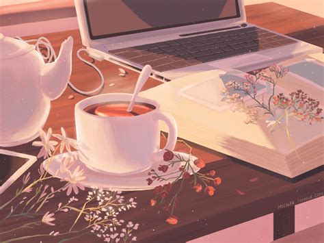 The Best 21 Anime Coffee Aesthetic Wallpaper