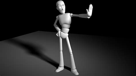 3D gesture poses on Behance