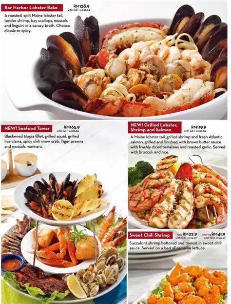 Red Lobster Menu, Menu for Red Lobster, Chow Kit, Kuala Lumpur - Zomato ...