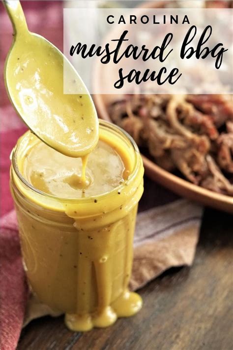 Carolina Mustard BBQ Sauce - Hey Grill, Hey | Recipe | Mustard bbq ...