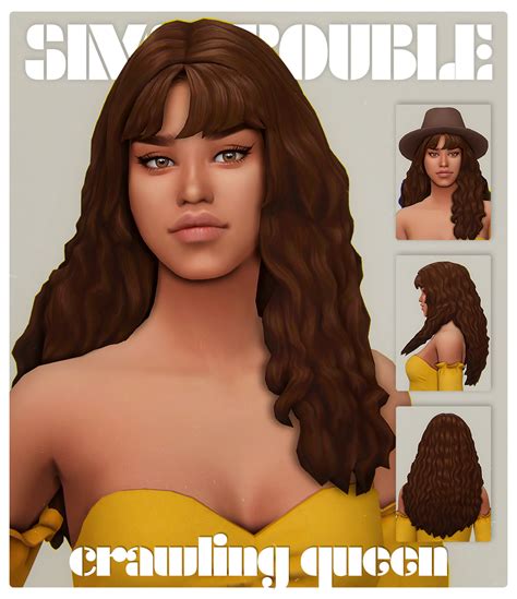 Sims 4 cc wavy hair bangs - klosounds