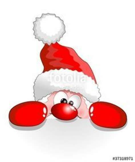 Download High Quality santa clipart peeking Transparent PNG Images ...