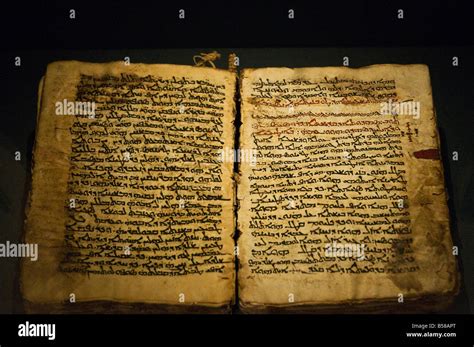 Codex Sinaiticus Syriacus dating from the 5th century, Monastery of St ...