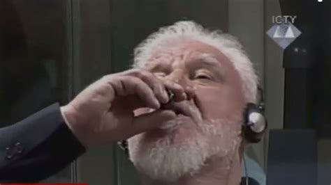 War criminal Slobodan Praljak ‘drinks poison’ in court | United Nations ...