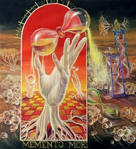 Surrealism Painting: Memento Mori by Alex Levin