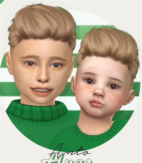 Sims 4 Custom Content Kids Hair