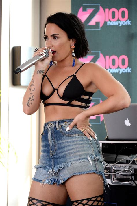 Demi Lovato is Hot - Cool for the Summer Pool Party Tour in New York ...