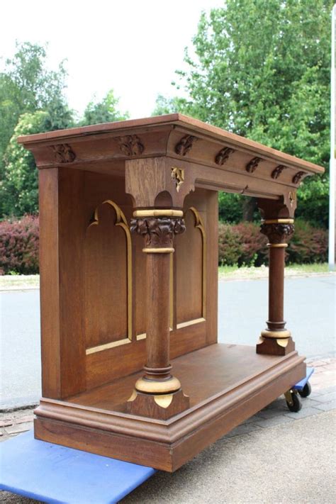 Wooden Gothic Altars for Sale | 1 Gothic - style Altar - Antique Church ...