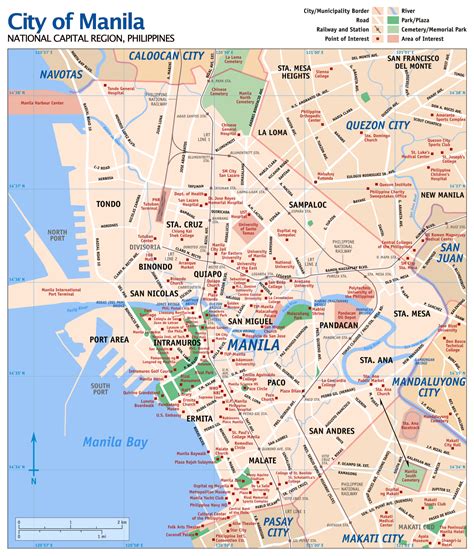 Map of Manila - Mapsof.Net