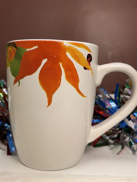 Fall Leaves Coffee Cup Mug With Vibrant Fall Colors Coffee Cup for Fall ...