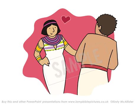 Joseph and Potiphar's wife - Lamp Bible Pictures