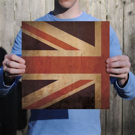 Great Britain Flag Art by City Prints - The Map Shop