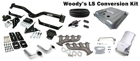 Complete LS Swap Kit For Tri-Five Chevys From Woody's Hot Rodz